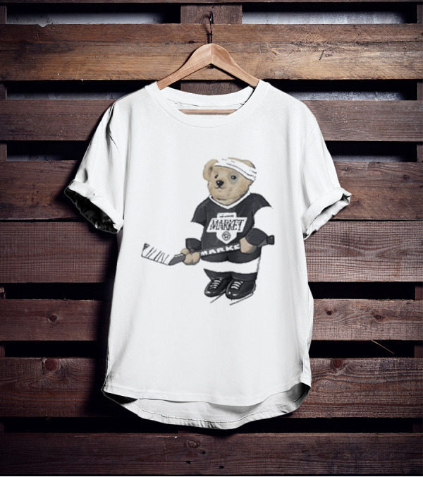 Union Market Hockey Bear T-Shirt