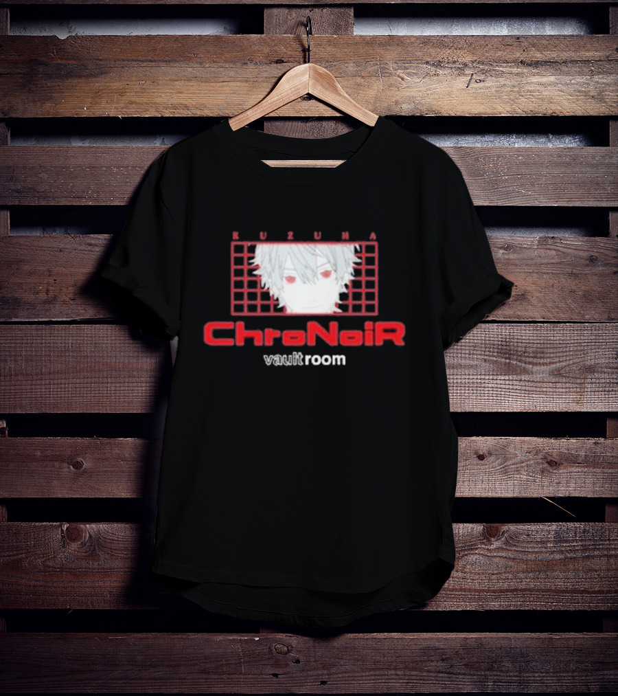 Kuzuha ChroNoiR Vaultroom Anime Character Grid T-Shirt