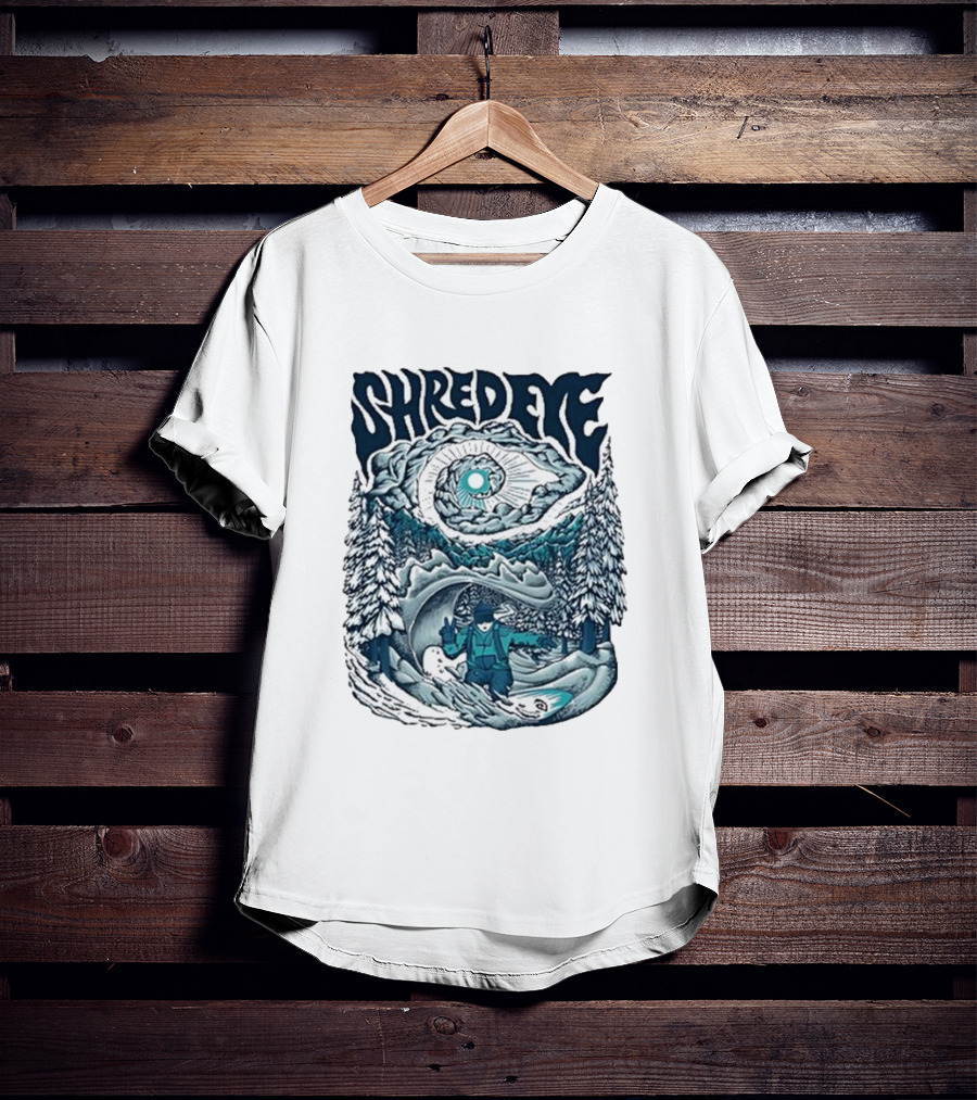 Shredeye Snow Surfer Forest Adventure T-Shirt