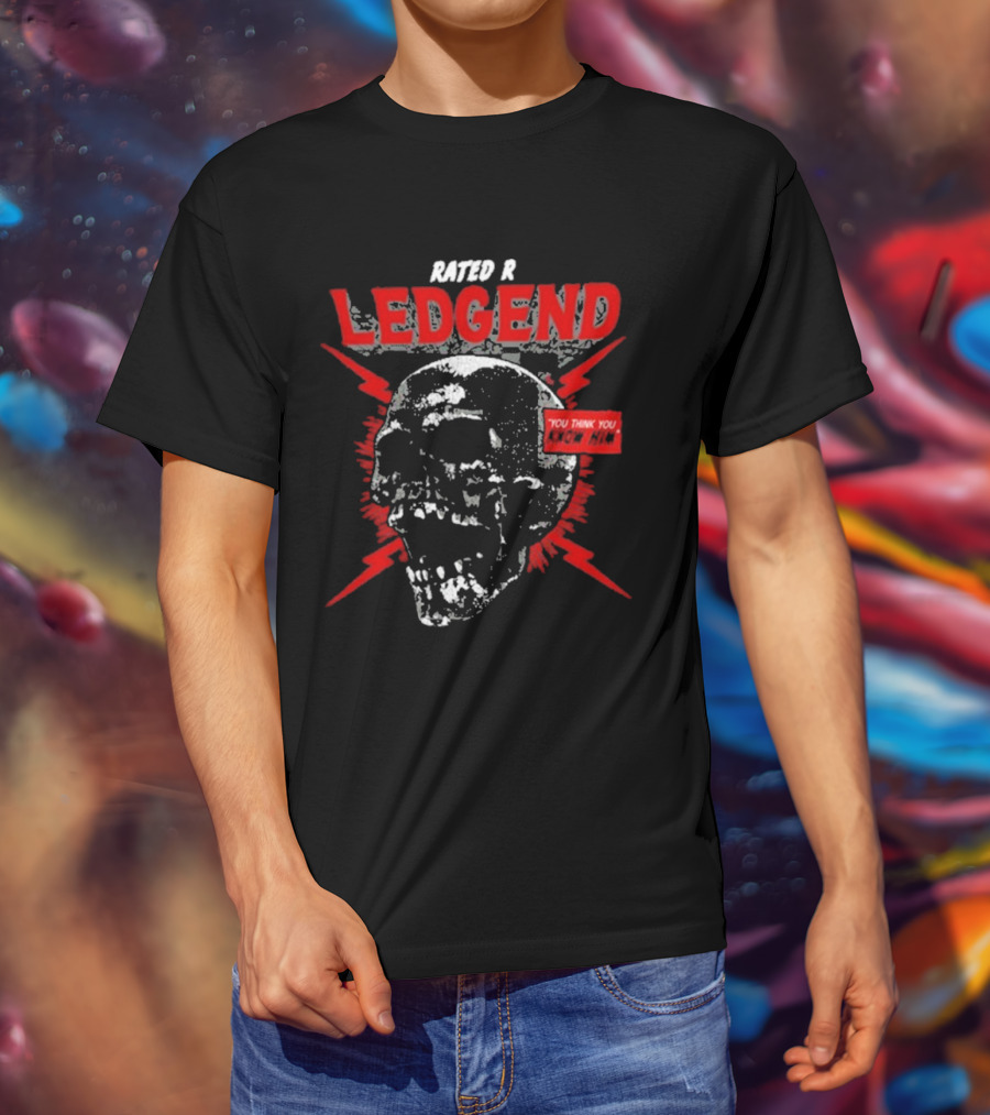 Rated R Ledgend You Think You Know Him Adam Copeland Triblend Black T-Shirt