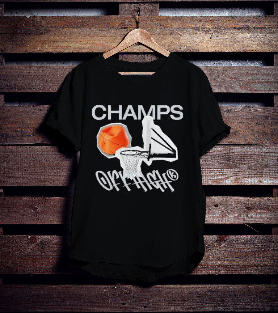 OFFHIGH STREET CHAMPS BASKETBALL HOOP GAME T-Shirt
