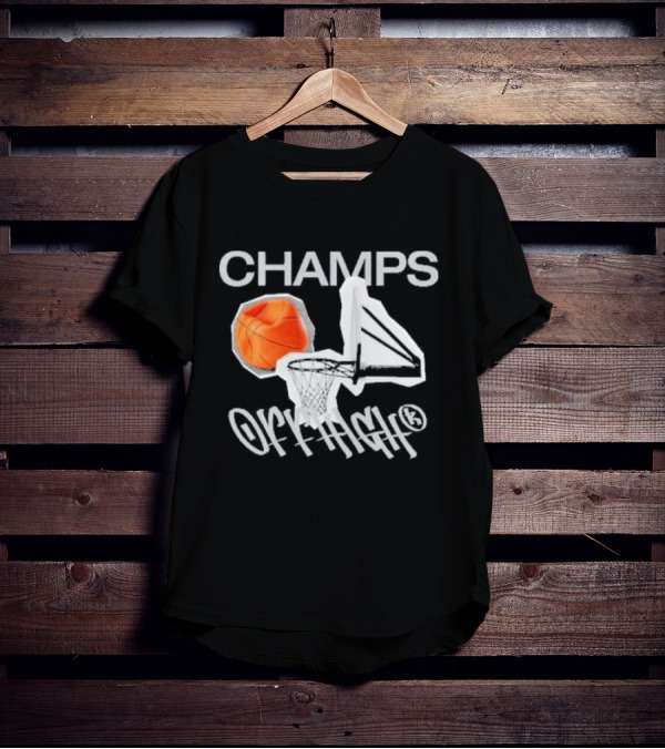 OFFHIGH STREET CHAMPS BASKETBALL HOOP GAME T-Shirt
