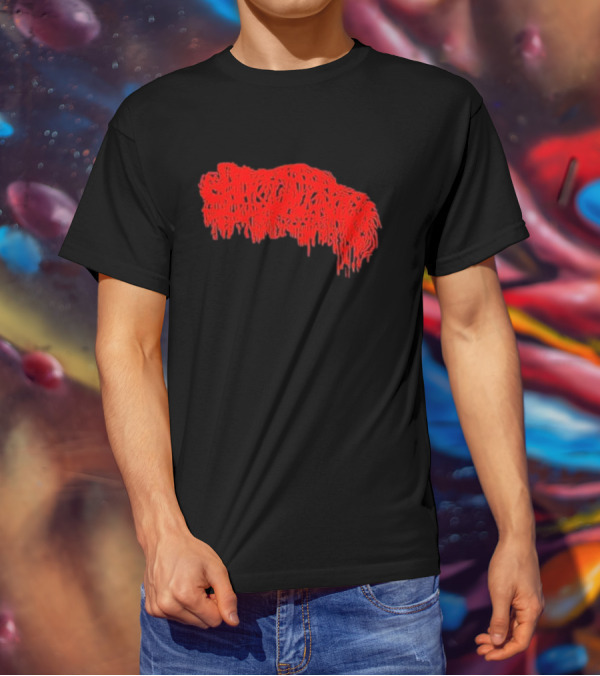 Mcneely Sanguisugabogg Red Dripping Text T-Shirt
