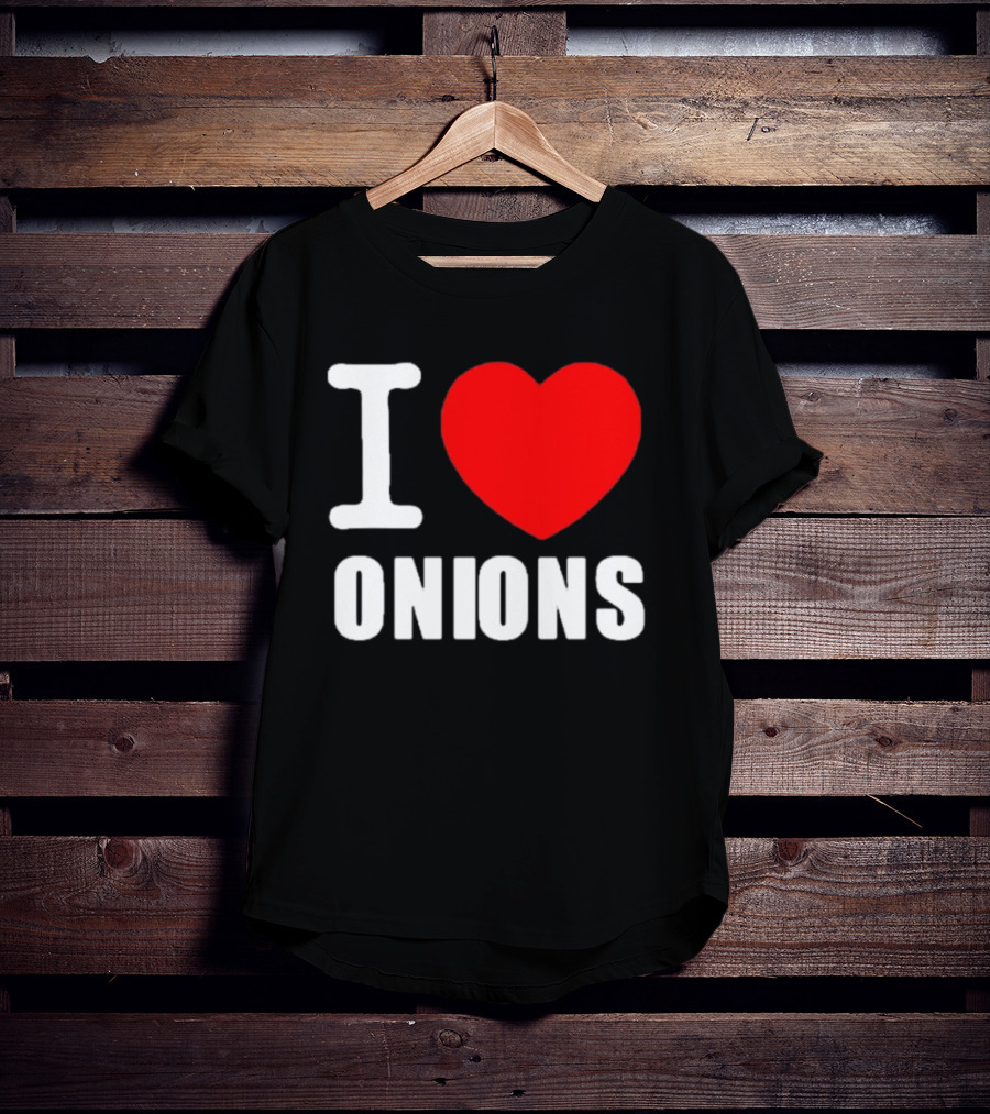 Pizzaslime I Heart Onions T-Shirt
