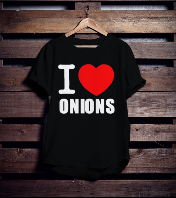 Pizzaslime I Heart Onions T-Shirt