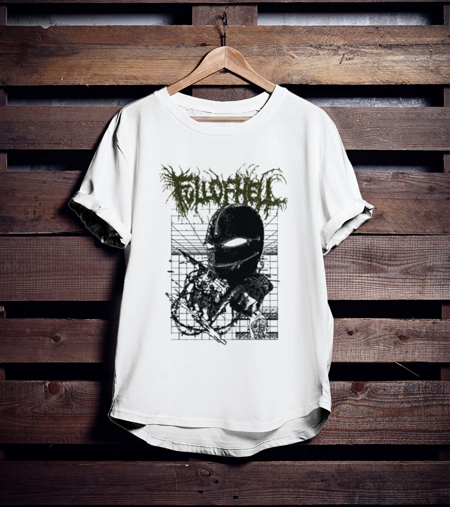 Full Of Hell Zipper Mask Brutal T-Shirt