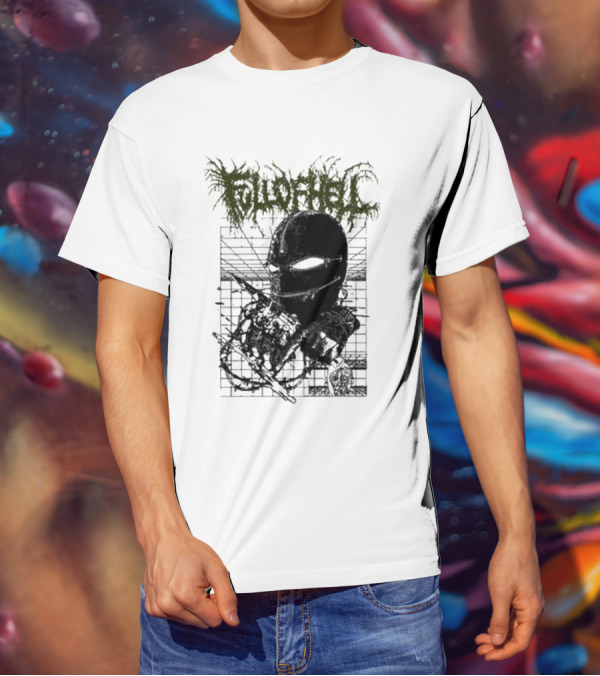 Full Of Hell Zipper Mask Brutal T-Shirt