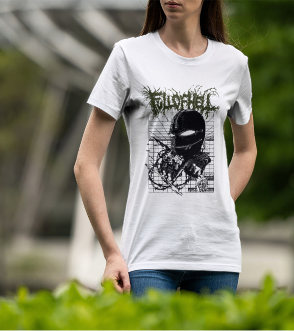 Full Of Hell Zipper Mask Brutal T-Shirt