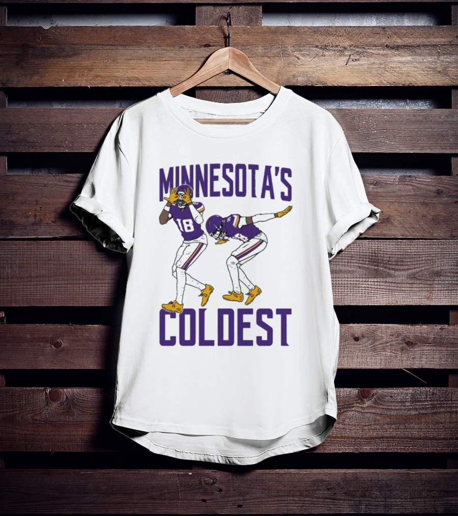 Minnesota’s Coldest Justin Jefferson 18 Football Moves T-Shirt