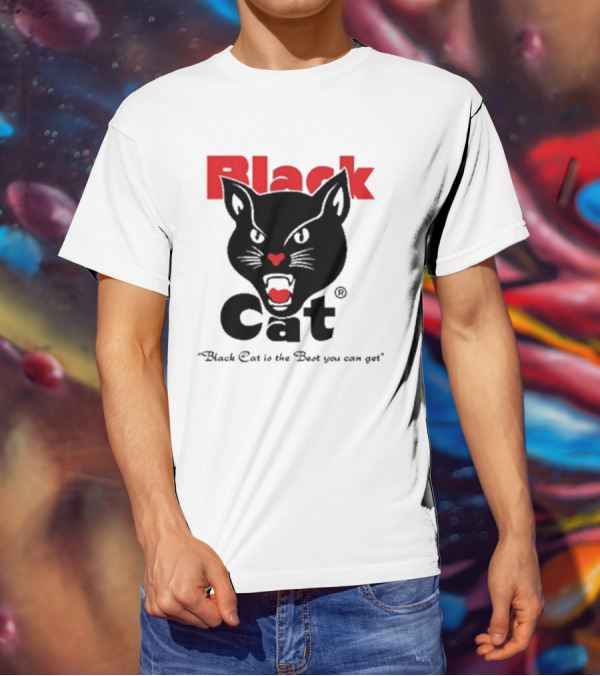 Black Cat Is The Best You Can Get Matthew Livelsberger T-Shirt