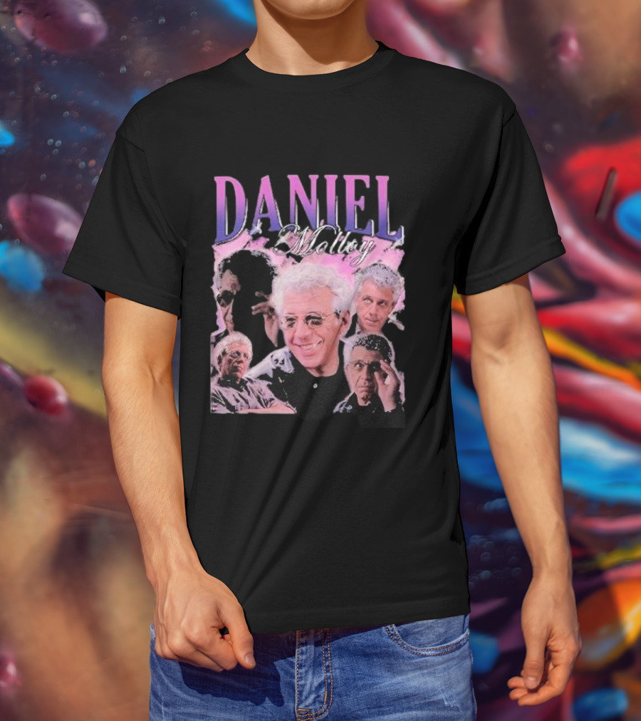 Daniel Molloy Vintage Collage Pink And Purple Aesthetic T-Shirt