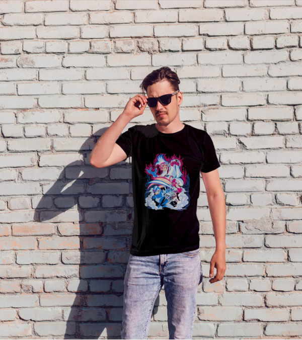 Capcom Mega Man Digital Nightmare Heroic Battle T-Shirt