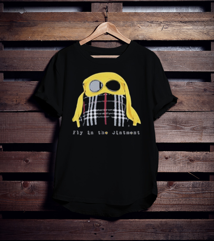 Fly In The Jintment Yellow Hat Plaid T-Shirt