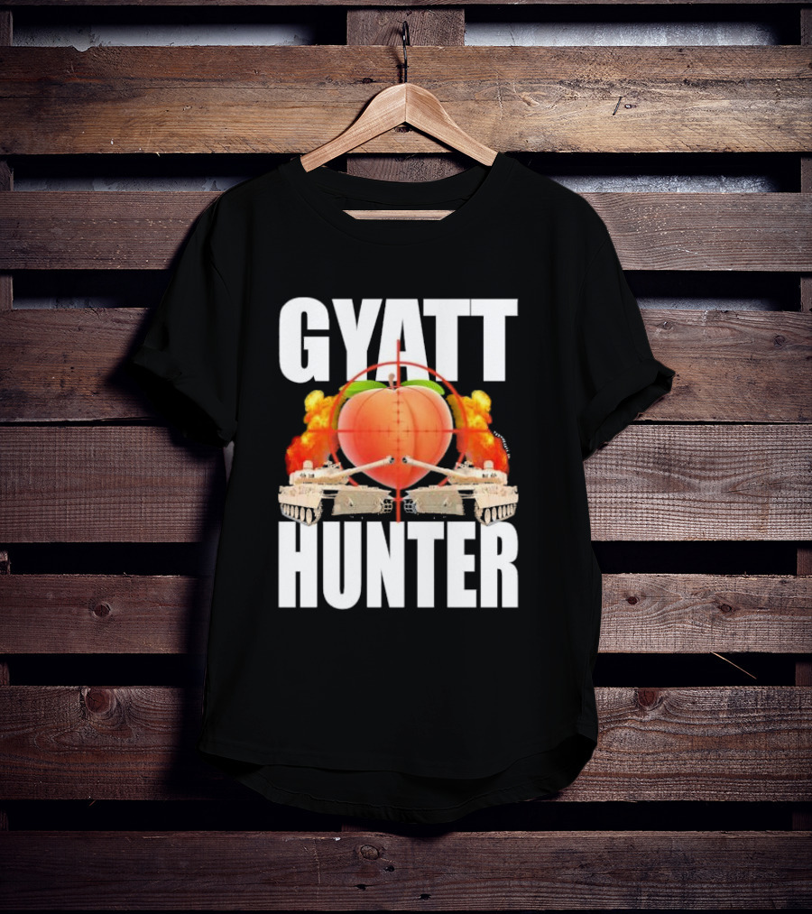 GYATT Hunter Crankin My Hog Meme Tanks Peach Target Explosion T-Shirt
