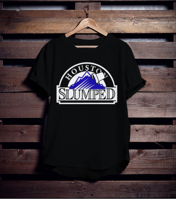 Houston Slumped Purple Mountain T-Shirt