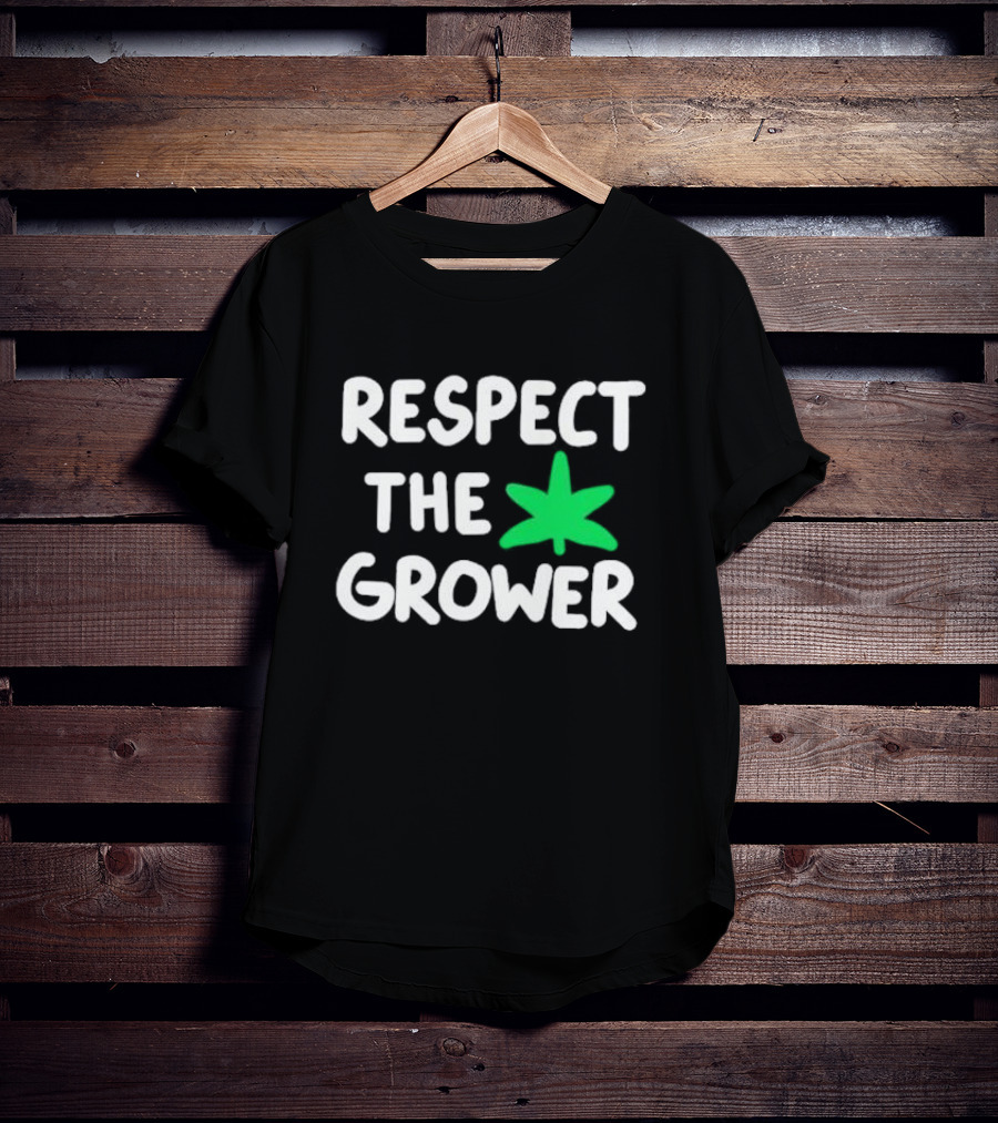 Respect The Grower Green Leaf T-Shirt