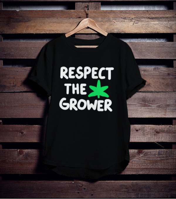 Respect The Grower Green Leaf T-Shirt