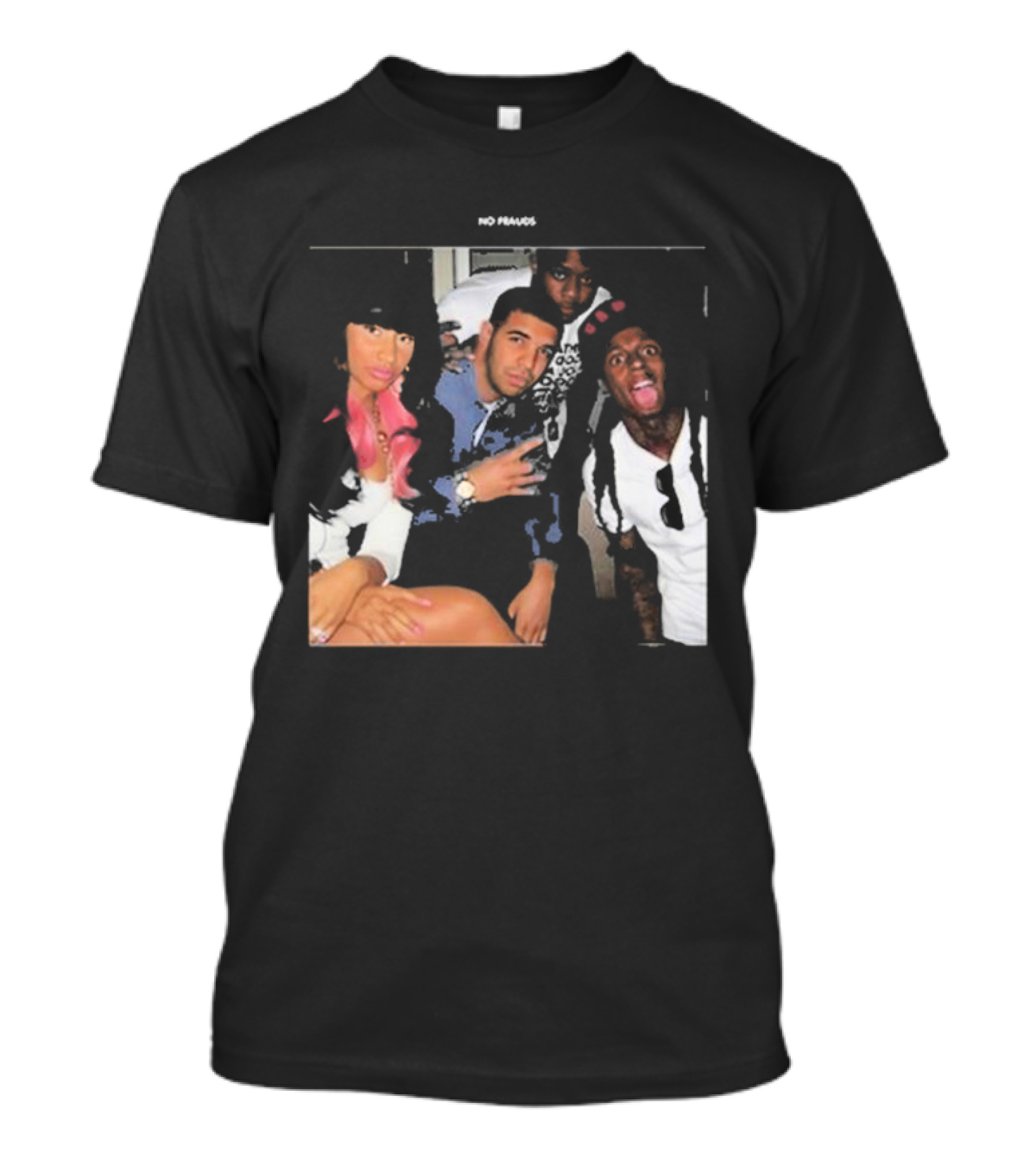 Maiya The Don No Frauds Young Money Crew Photo T-Shirt
