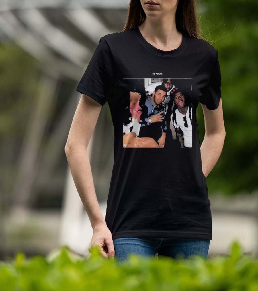 Maiya The Don No Frauds Young Money Crew Photo T-Shirt