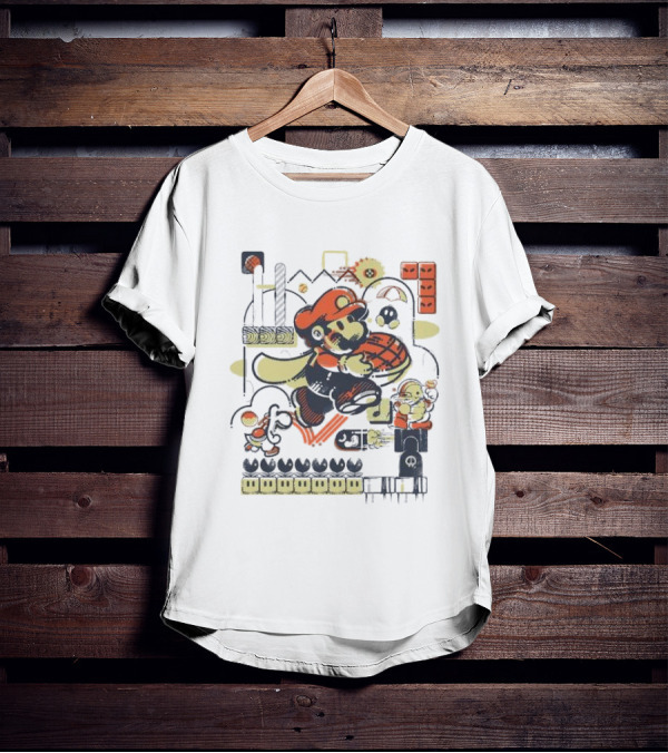 Athletic Acrobatics AGDQ 2025 Mario Retro Adventure Gaming T-Shirt