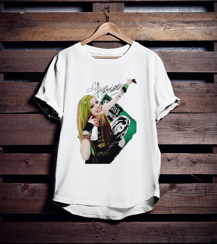 Avril Lavigne Signature Charity Me Img Green Energy Vibe T-Shirt