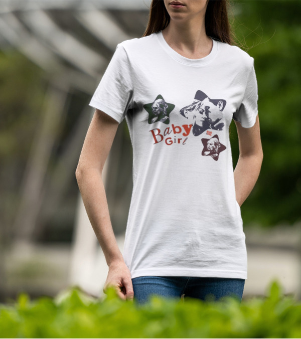 Baby Girl Bug Girl Star Portraits T-Shirt