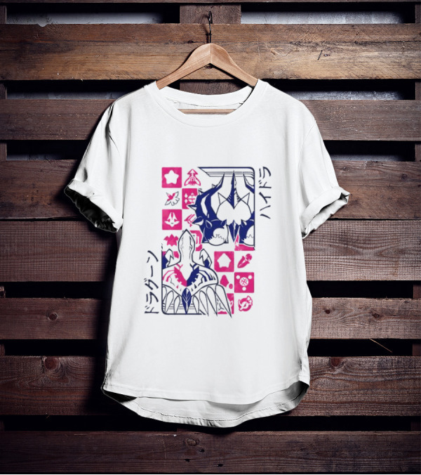 High Speed Racing AGDQ 2025 Hydra Dragon Kanji Iconic Symbols T-Shirt