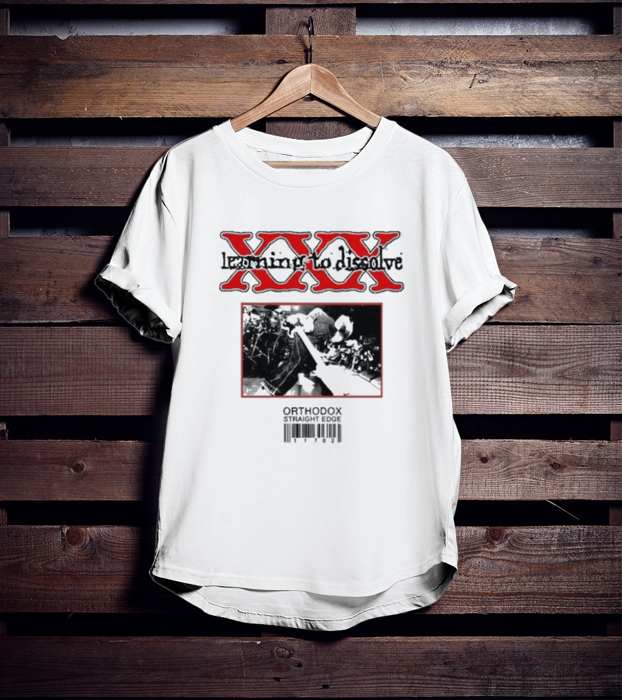 Orthodox Straight Edge XXX Learning To Dissolve T-Shirt