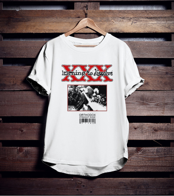 Orthodox Straight Edge XXX Learning To Dissolve T-Shirt