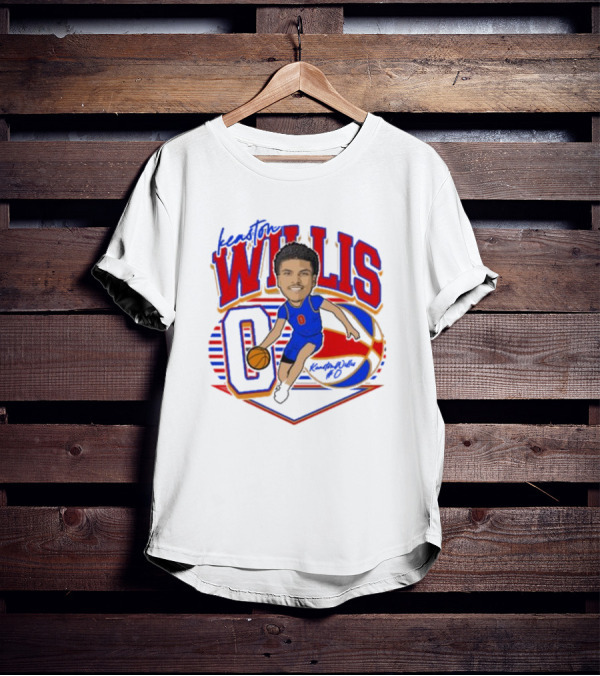 Keaston Willis 0 Basketball Design Tulsa Guard Player T-Shirt