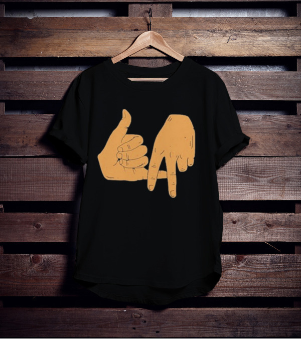 Dirty Coast Los Angeles Hand Gesture T-Shirt