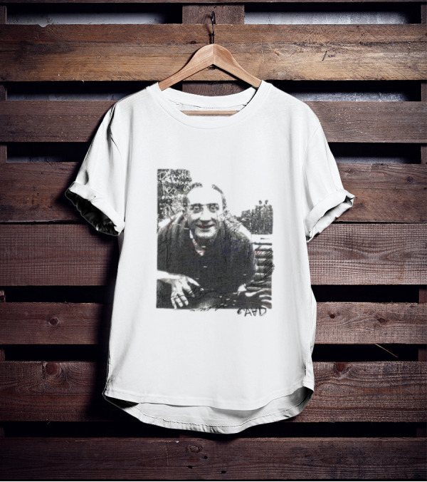 Duchamp Portrait AVID Text Compilation T-Shirt