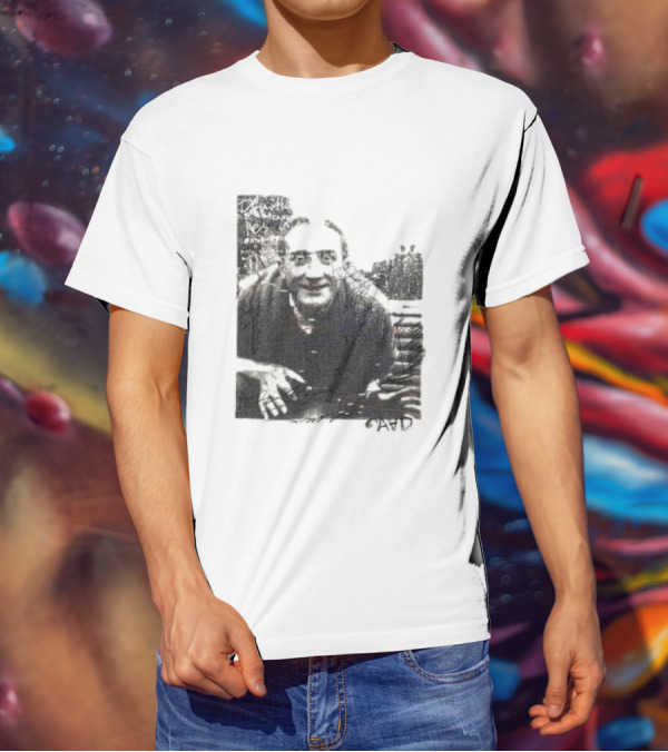 Duchamp Portrait AVID Text Compilation T-Shirt