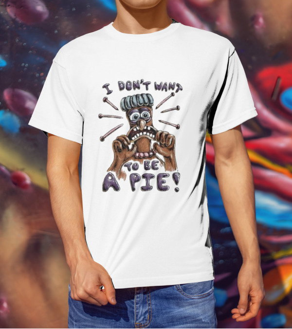 Lonely Kids Club I Don’t Want To Be A Pie Chicken Run T-Shirt