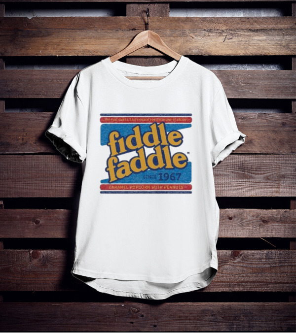 Fiddle Faddle Caramel Popcorn With Peanuts Since 1967 T-Shirt