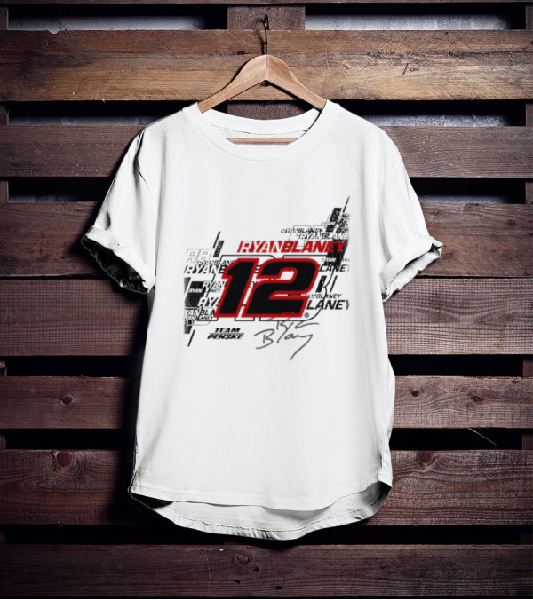Ryan Blaney 12 Team Penske Signature Racing T-Shirt
