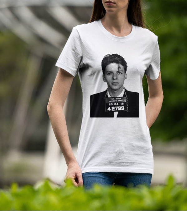 Yelir World Sheriff's Office Frank Sinatra Mugshot 20 04 18 42799 T-Shirt