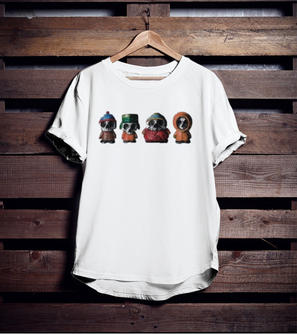 Zero Skateboards Southpark Characters Skull Horror T-Shirt