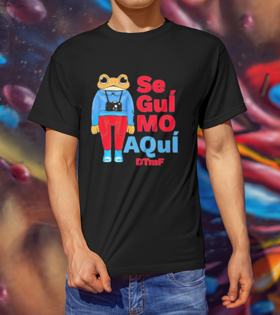 Se Guí Mo Aquí DTMF Frog With Camera T-Shirt