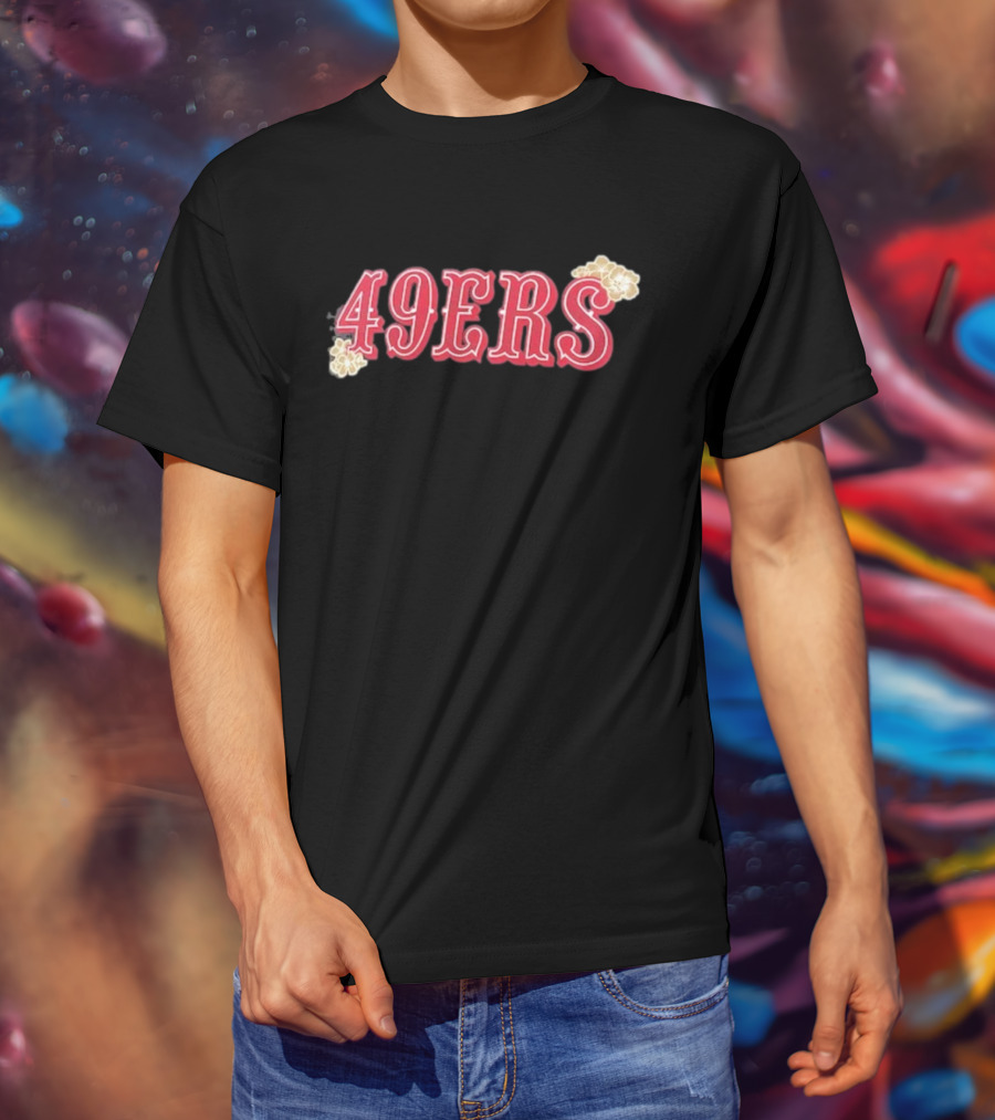 San Francisco 49ers 49ERS AAPI Apex Collection Floral Accents T-Shirt