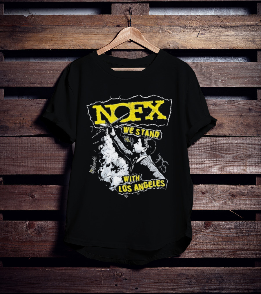 NOFX We Stand With Los Angeles Fire Relief Sebas Theriault T-Shirt