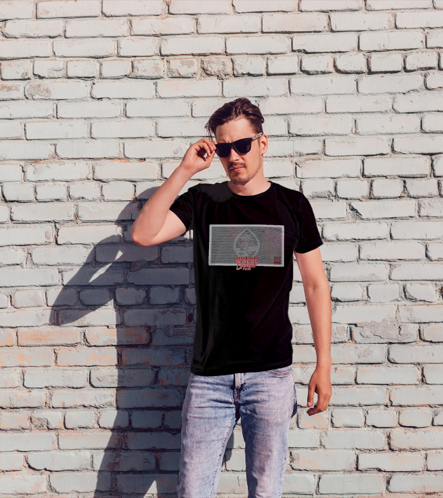 WHERE LEGENDS ARE BORN BLK DIAMOND SHIELD RED TEXT ICONIC T-Shirt