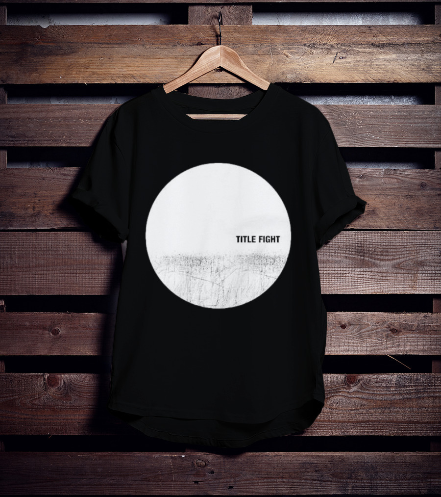 Title Fight Scratch Circle White T-Shirt