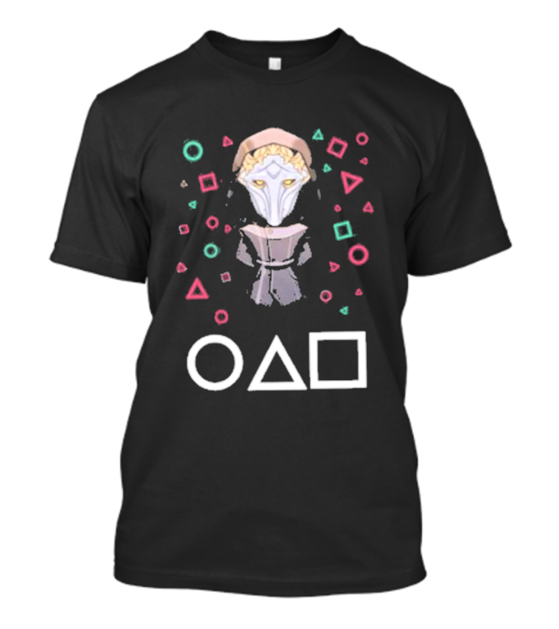 Viktor Arcane Squid Game Front Man Mask Sym...T-Shirt 