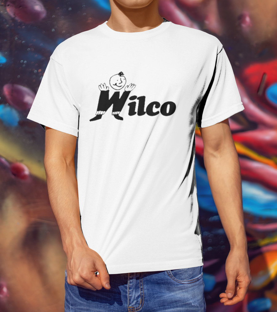 Wilco Iconic Cartoon Logo Wilco Madalyn Stefanak T-Shirt