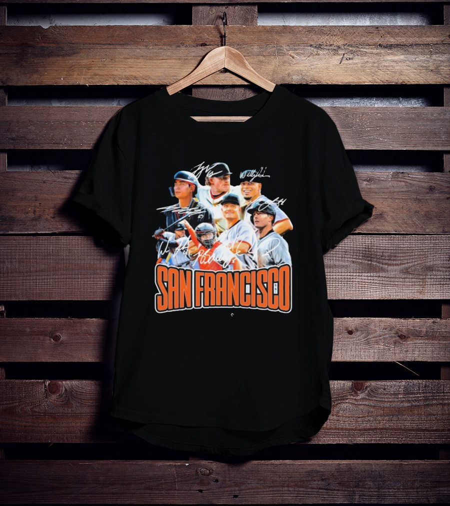 San Francisco Giants MLB Players Series Signatures 2025 T-Shirt