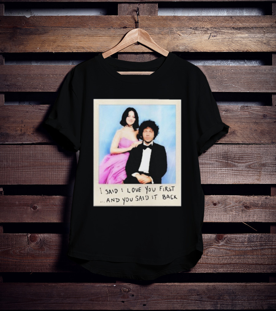 Selena Gomez I Said I Love You First And You Said It Back Polaroid Photo T-Shirt