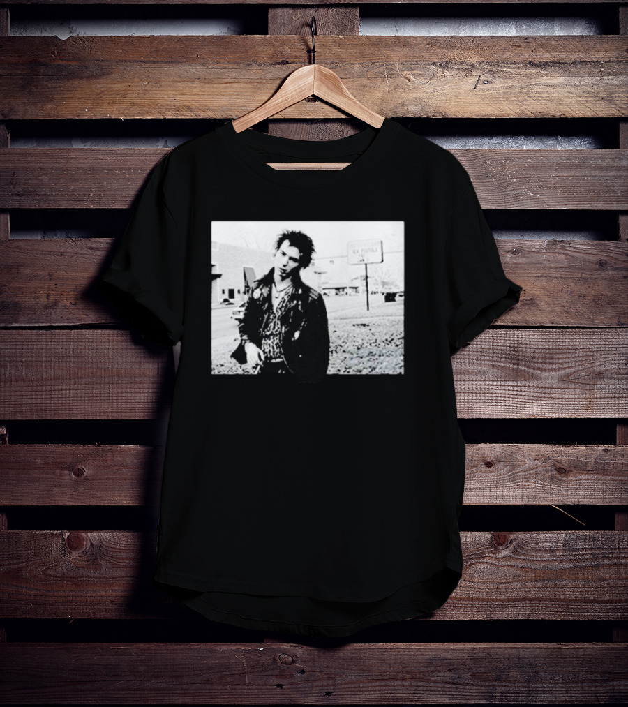 Sex Pistols Babylon Sid Vicious Street Scene Retro Punk Style T-Shirt