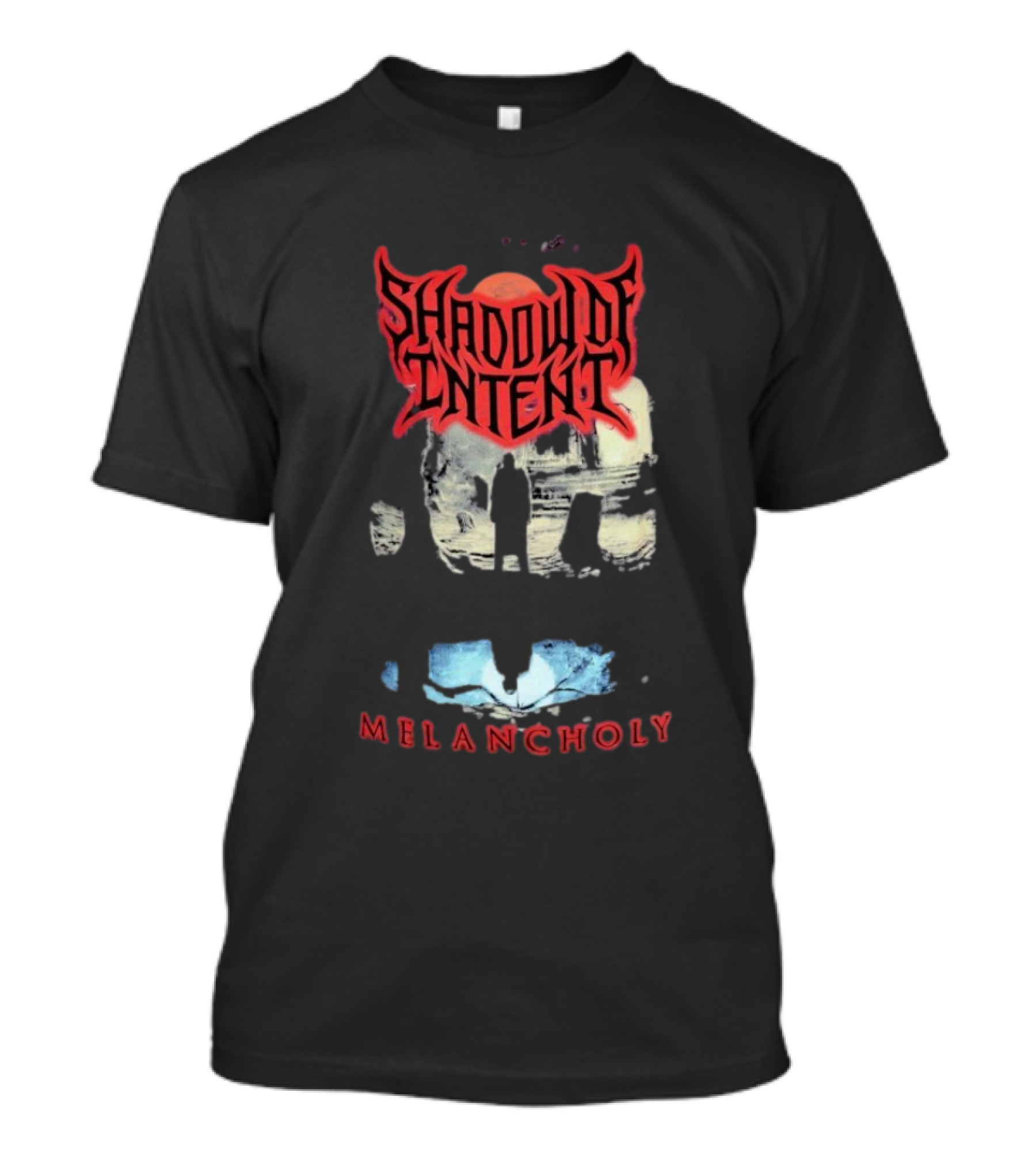 Shadow Of Intent Melancholy Skull Art T-Shirt