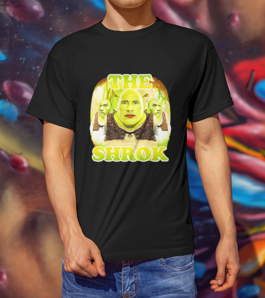 THE SHROK Shrek Parody Featuring Iconic Imagery T-Shirt